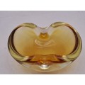 Small Murano Glass Bowl -Ashtray 4,5cm x12cm x 8,7cm (Small Chip)
