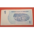2006 -  Zimbabwe 1 Dollar Bearer Cheque