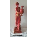 Large Vintage Water Bearer Figurine - Resin 42cm tall