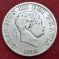 1818 United Kingdom Sterling Silver ½ Crown - George III 2nd portrait