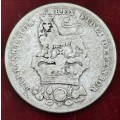 1826 United Kingdom Sterling Silver 1 Shilling - George IV 2nd portrait, 3rd reverse