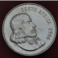 1966  South Africa Silver  1 Rand English legend - SOUTH AFRICA