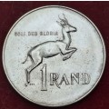 1966 South Africa Silver  1 Rand English legend - South AFRICA