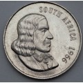 1966 South Africa Silver  1 Rand English legend - South AFRICA