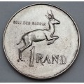 1966 South Africa Silver  1 Rand English legend - South AFRICA