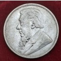 1896 ZAR- Zuid Afrikaansche Republiek Silver .925- 1 Shilling