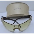 Pre-Owned Giorgio Armani designer Sunglasses -with Case -Used Condition