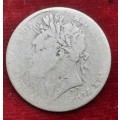 1824  United Kingdom SILVER  6 Pence - George IIII 2nd reverse