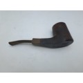 5 Used Vintage smoking Pipes with wooden stand-1 Antique Petersons System Pipe with sterling silver