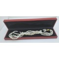 Vintage 3 Strand  Pearl Necklace 42cm  (Boxed)
