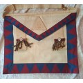 Vintage Masonic  - Leather Apron -By Cape Masonic Supplies -Needs cleaning and Repairs (Free Mason)