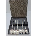 6 Vintage Coffee Spoons still in Box -Unused
