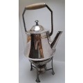 Antique / Vintage Silver 1,5L Teapot on Stand with Burner