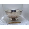 Unused Vintage ONEIDA U.S.A Stainless steel Footed Bowl still in box -a Paul Reveri Reproduction.