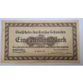 1923 Germany Schwelm 1,000.000 Mark  German notgeld  Westphalia, -Emergency Money