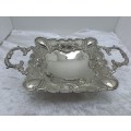 Antique /Vintage  Silver plated Tray - 21cm x 14,5cm x 5cm
