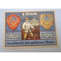 Germany -1921 -1 Mark Kreis-Handwerkerbund District of Stolzenau -Prussian province of Hanover