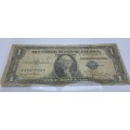 1935 Series   United States  United States 1 Dollar Silver Certificate, Blue Seal Circulated