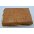 Vintage Leather covered Cigarette Case-Heidelberg Germany