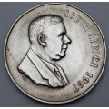 1967 South Africa Silver  1 Rand English legend - SOUTH AFRICA