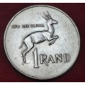 1966  South Africa Silver  1 Rand Afrikaans legend - SUID AFRICA