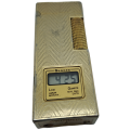 Vintage Sunnex lighter.. with Quartz Clock (Clock working) Lighter Not tested- made in Korea