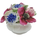 Vintage Royal Albert Bone China Flower of the month series POPPY Floral Bouquet-Posy- Piece missing)