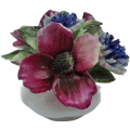 Vintage Royal Albert Bone China Flower of the month series POPPY Floral Bouquet-Posy- Piece missing)