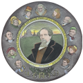 Vintage Royal Doulton D.6306-Dickens Characters Decorative Wall Plate.