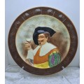 Vintage Falcon Ware Hand Painted Decorative Plate `The Cavalier`- With Wire Hanger -England