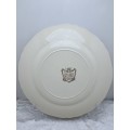 Vintage Alfred Meakin `Tintern` Hand Engraved Porcelain Plate  -Made in England.
