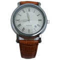 Unused Quartz watch with Myota movement Japan -Working -Leather strap