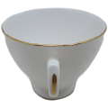 Vintage ROYAL MALVERN Fine Bone China replacement Cup - White and Gold -(2 available)