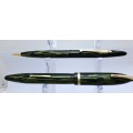 1930`s Sheaffer Fountain Pen and Mechanical Pencil set in Case Made in the USA-see condition