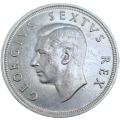 1948 South Africa Silver 5 Shillings -George VI 5 Shillings