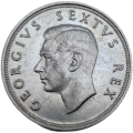 1948 South Africa Silver 5 Shillings -George VI 5 Shillings