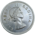 1953 South Africa Silver 5 Shillings - Elizabeth II 1st portrait