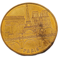 Rare  2017 France Monnaie de Paris Tourist Token - PARIS - Tourist souvenir-Nordic gold