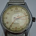 Vintage Swiss Made Climax de Luxe Incabloc Mens Watch -Working -17 Jewels