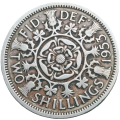 1953  United Kingdom 2 Shillings - Elizabeth II