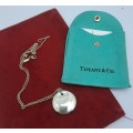 Vintage Tiffany Necklace 925 Sterling Silver (tested) on Chain -in Tiffany bag