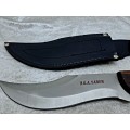Pre-Owned USA Saber Survival Knife with Leather Sheath