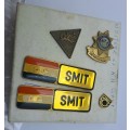Pre 1994 - Name tags and badges and Pins of Lt. Kol Smit