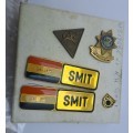 Pre 1994 - Name tags and badges and Pins of Lt. Kol Smit