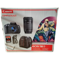 Pre-Owned Canon EOS 700D COMPLETE Camera Kit in original Packaging With 2 Lenses