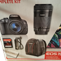 Pre-Owned Canon EOS 700D COMPLETE Camera Kit in original Packaging With 2 Lenses