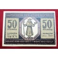 Germany 1921  German notgeld  Saxony, Prussian province of Mücheln, 50 Pfennig-UNC