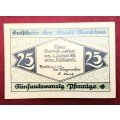 Germany 1921  German notgeld  Saxony, Prussian province of Mücheln, 25 Pfennig-UNC