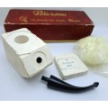 Vintage 1960`s THE KARVIT YOURSELF PIPE kit Genuine Block Meershaum By Peterson Ireland-Uncarved