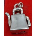 Vintage Sterling Silver Kettle Pendant- Unused with No Engraving on It -5,82 Grams.